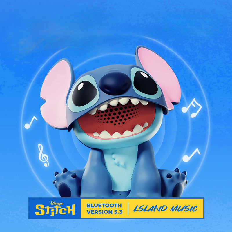Stitch Mini Bluetooth Speaker - Compact Desktop Speaker with Movie-Inspired Playback Mode