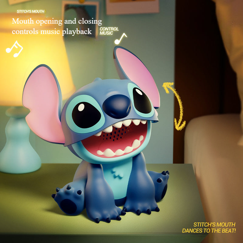 Stitch Mini Bluetooth Speaker - Compact Desktop Speaker with Movie-Inspired Playback Mode