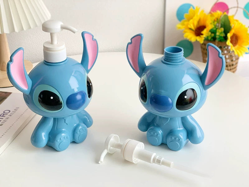 Stitch Lotion Bottle – Cartoon Shaped Bottle, Stitch Head Bath Bottle, Big Head Doll Pump Bottle & Spray