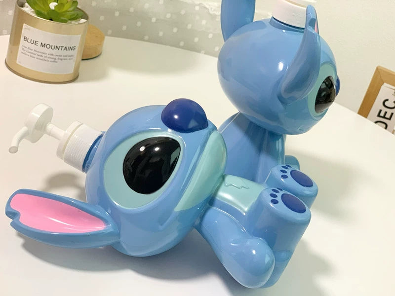 Stitch Lotion Bottle – Cartoon Shaped Bottle, Stitch Head Bath Bottle, Big Head Doll Pump Bottle & Spray