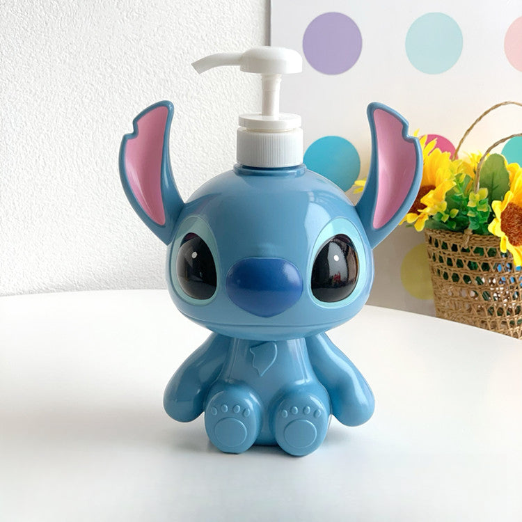 Stitch Lotion Bottle – Cartoon Shaped Bottle, Stitch Head Bath Bottle, Big Head Doll Pump Bottle & Spray