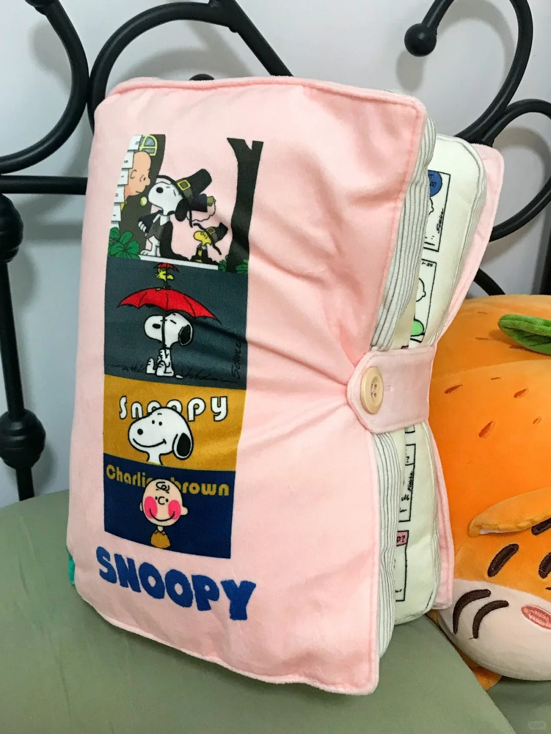 Snoopy Book Pillow Sofa Pillow