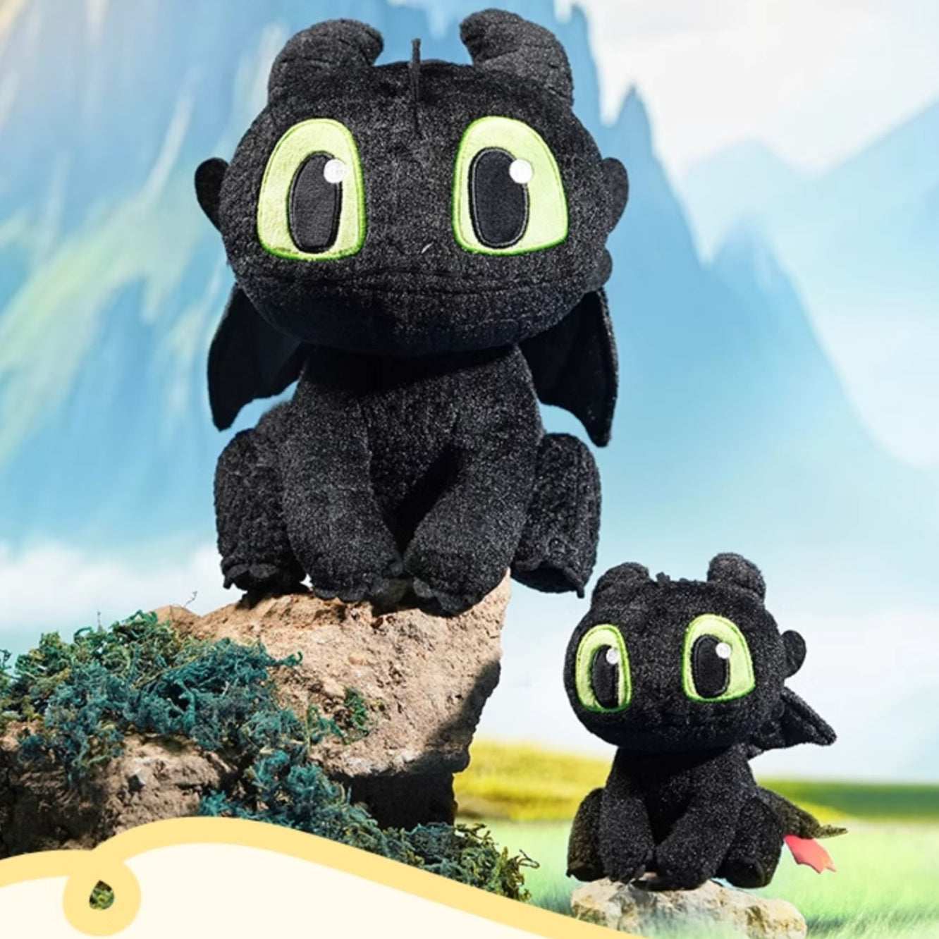 Plush doll pendant, How to Train Your Dragon, toothless Night Fury