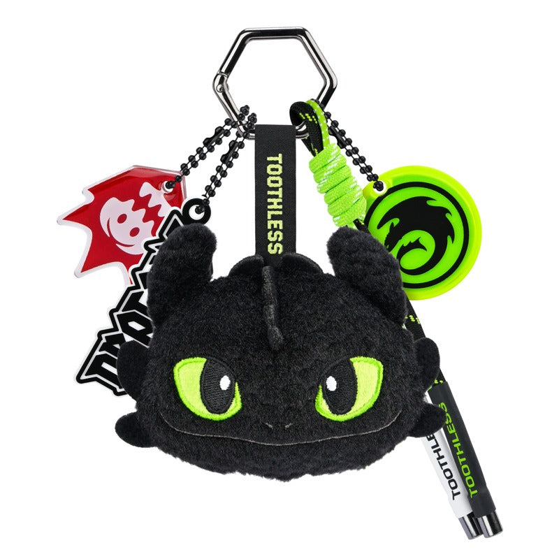 Plush doll pendant, How to Train Your Dragon, toothless Night Fury