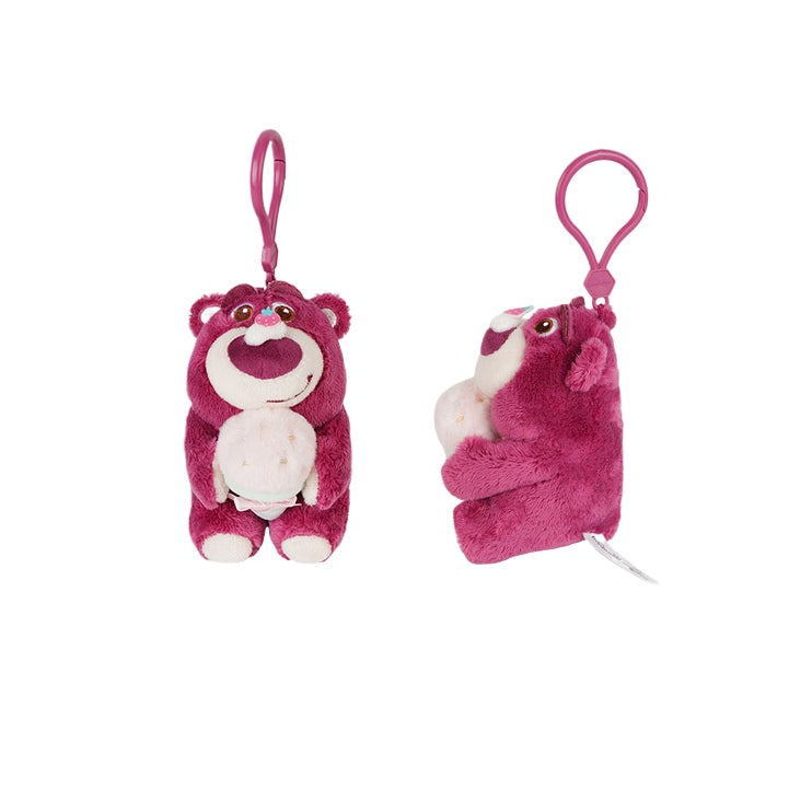 Lotso Bear Plush Keychain – Strawberry Scented Pendant Doll Jewelry