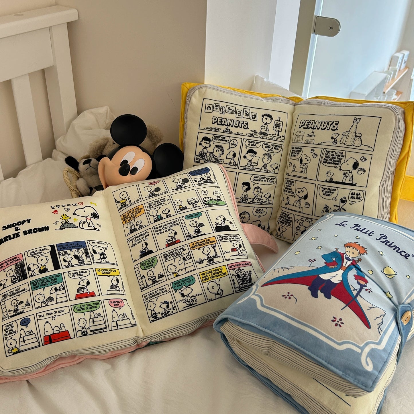 Snoopy Book Pillow Sofa Pillow