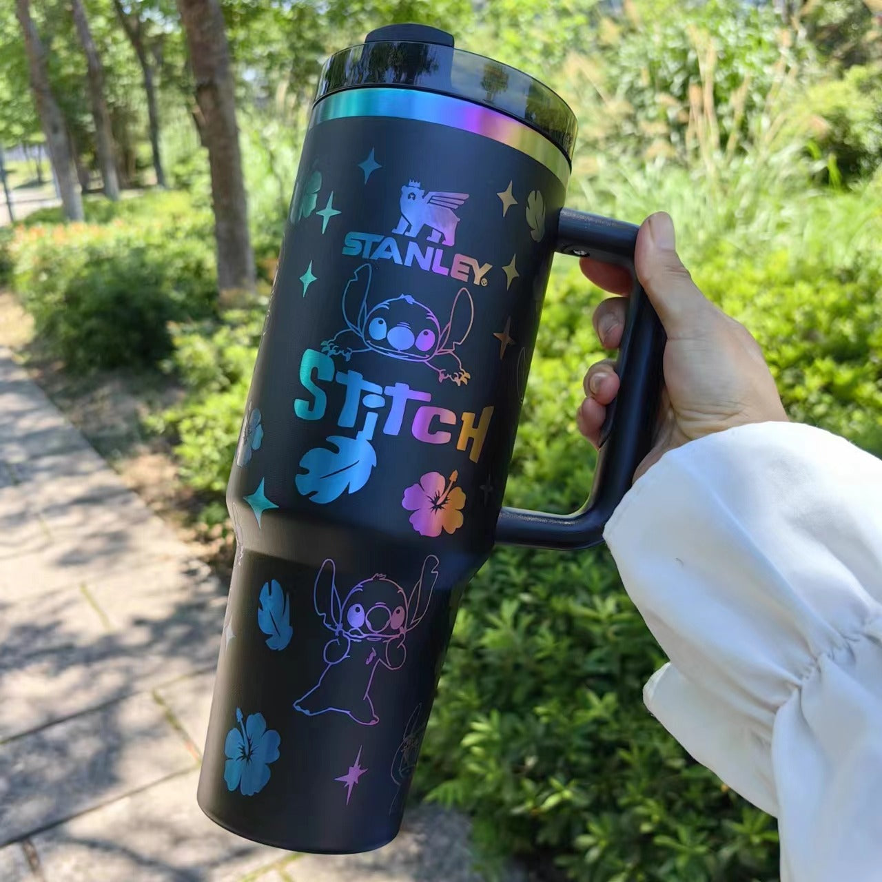Joint Version 40oz Large Capacity Car Cup Ice King Cup 304 Stainless Steel Insulated Cup